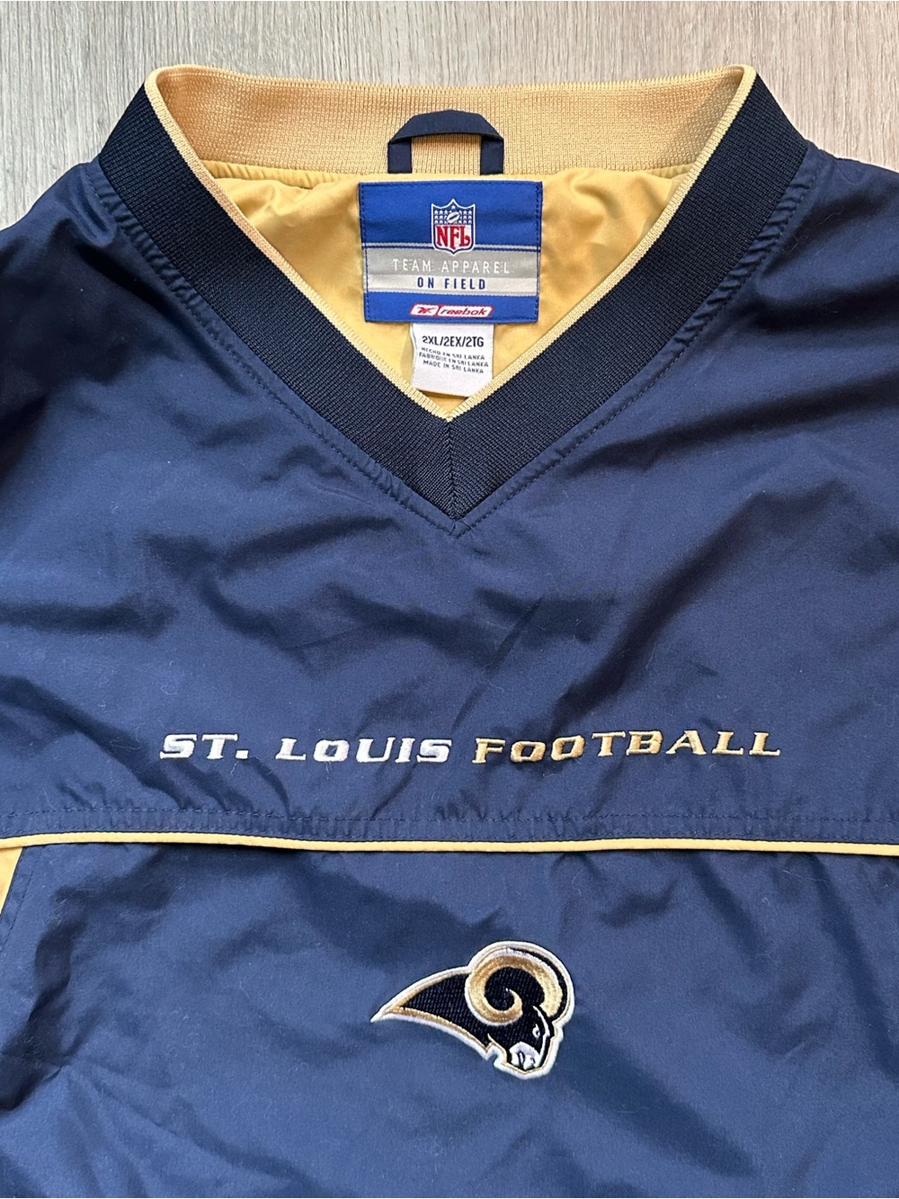 Vintage Reebok St. Louis Rams Football Pullover - Picture 3 of 7